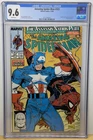 Amazing Spider-Man 323 1989 CGC 9.6 NM+ McFarlane Captain America Cover