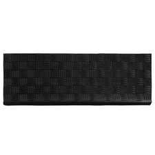 Indoor/Outdoor 10 In. X 30 In. Black All-Weather Slip-Resistant Rubber Stair Tre