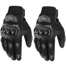 Motorradhandschuhe Herren Motorrad Handschuhe mit Knöchelprotektor Touchscreen