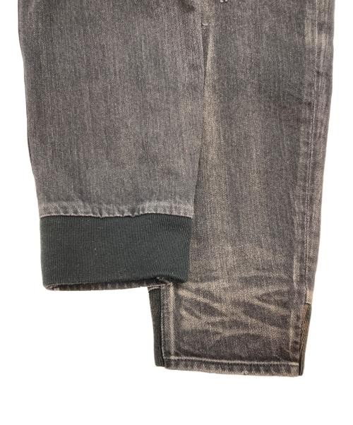 glamb                    Patchwork denim pants bl… - image 4