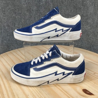 Vans Shoes Mens 5.5 Womens 7 Blue Old Skool Bolt Sneakers  display picture 3