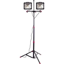 HUSKY 10,000-Lumen Twin-Head LED Work Light w/ Stand