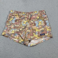 Patagonia Youth XL Baggies Shorts Together Trip Brown Wild Things