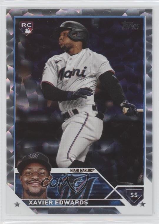 2023 Topps Update Silver Patterned Foil Xavier Edwards #US296 1c57