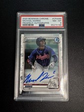 2020 Bowman Chrome Michael Harris II 1st Prospect Auto PSA 8 NM-MT Braves #CPAMH