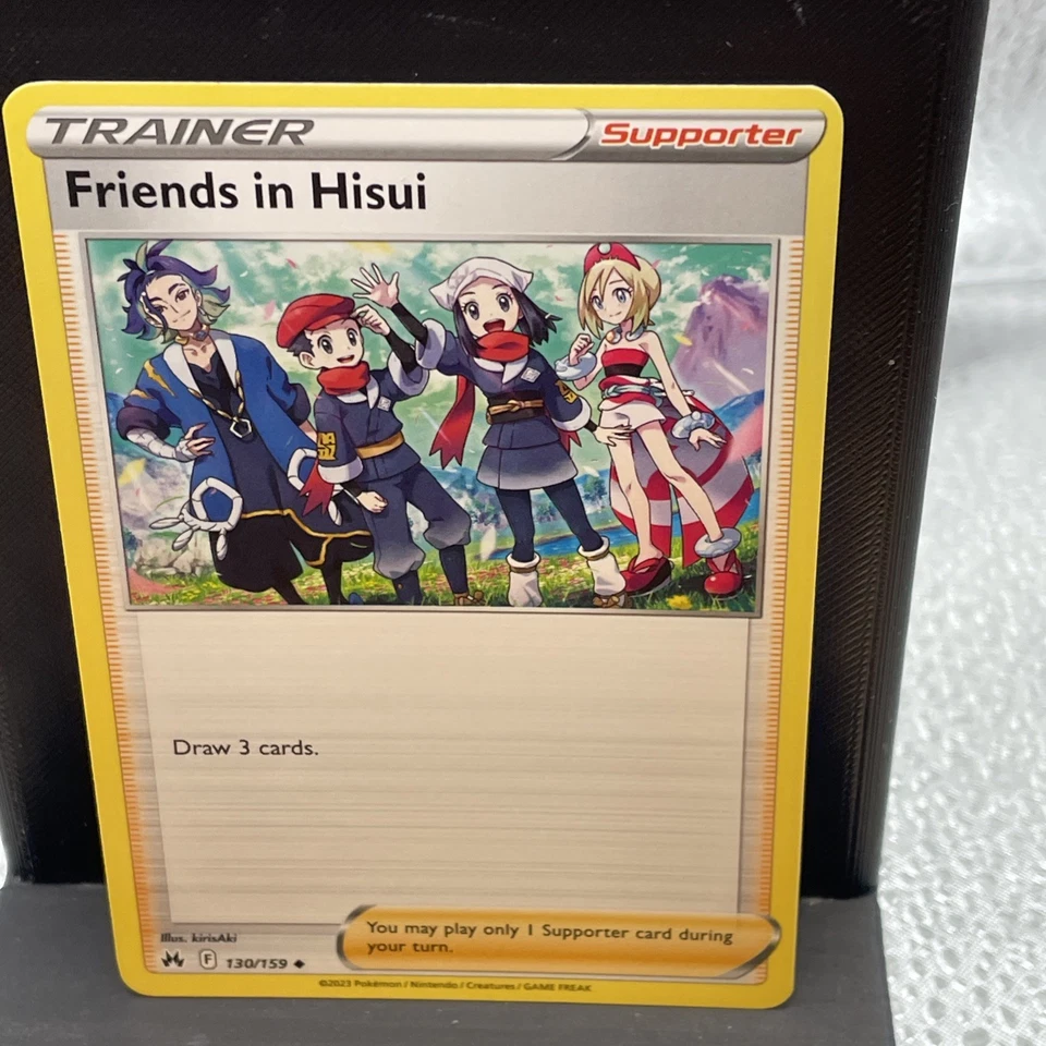 2023 130/159 Friends In Hisui Pokiemon Trainer Card P4 Free Ship - Image 3 of 3