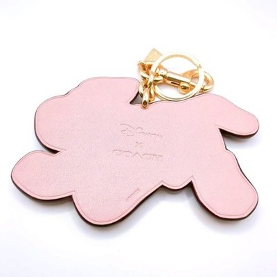 Unused COACH x Disney 101 Dalmatians Keychain Pink with Dust Bag