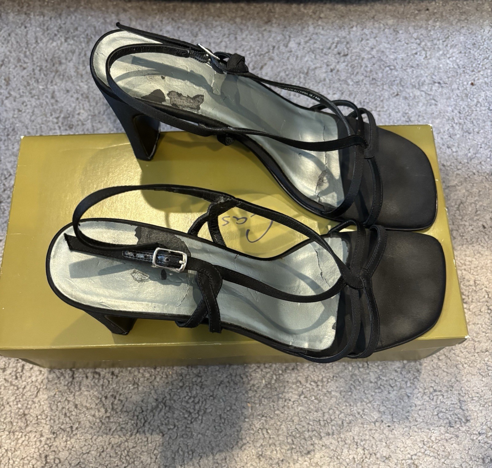 Caslon Eternity Women's Heels Shoes Size M Black Satin