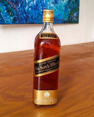 Vintage Johnnie Walker Black Label 70cl 1960er/1970er Extra Special Whisky