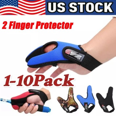 100 X Fishing Gloves Surf Casting Finger Stall Protector Anti-Slip Saltwater Lot