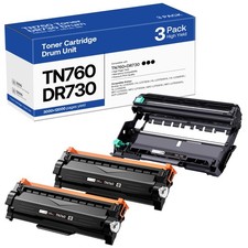 TN760 Toner Cartridge and DR730 Drum Unit for Brother TN 760 TN-760 TN730 DR-...