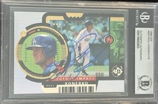Paul Konerko Signed 1998 Upper Deck UD3 RC #200 BAS Beckett Autographed Card