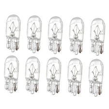 10x T10 White Halogen Light Bulb Instrument Cluster Gauge Dash 10pack white