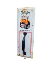 VINTAGE KIST SODA SIGN GENERAL STORE DOOR HANDLE PULL COLA BEVERAGE SCIOTO OHIO
