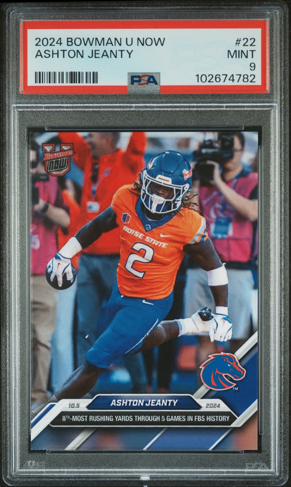 2024 BOWMAN U NOW #22 ASHTON JEANTY PSA 9