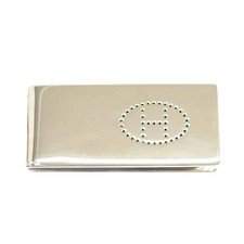 HERMES Eclipse Money Clip Silver 925 Silver Mens ISY