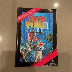 Dragon Warrior II 2 Nintendo NES Manual Unveiled Secrets Maps Lot Authentic