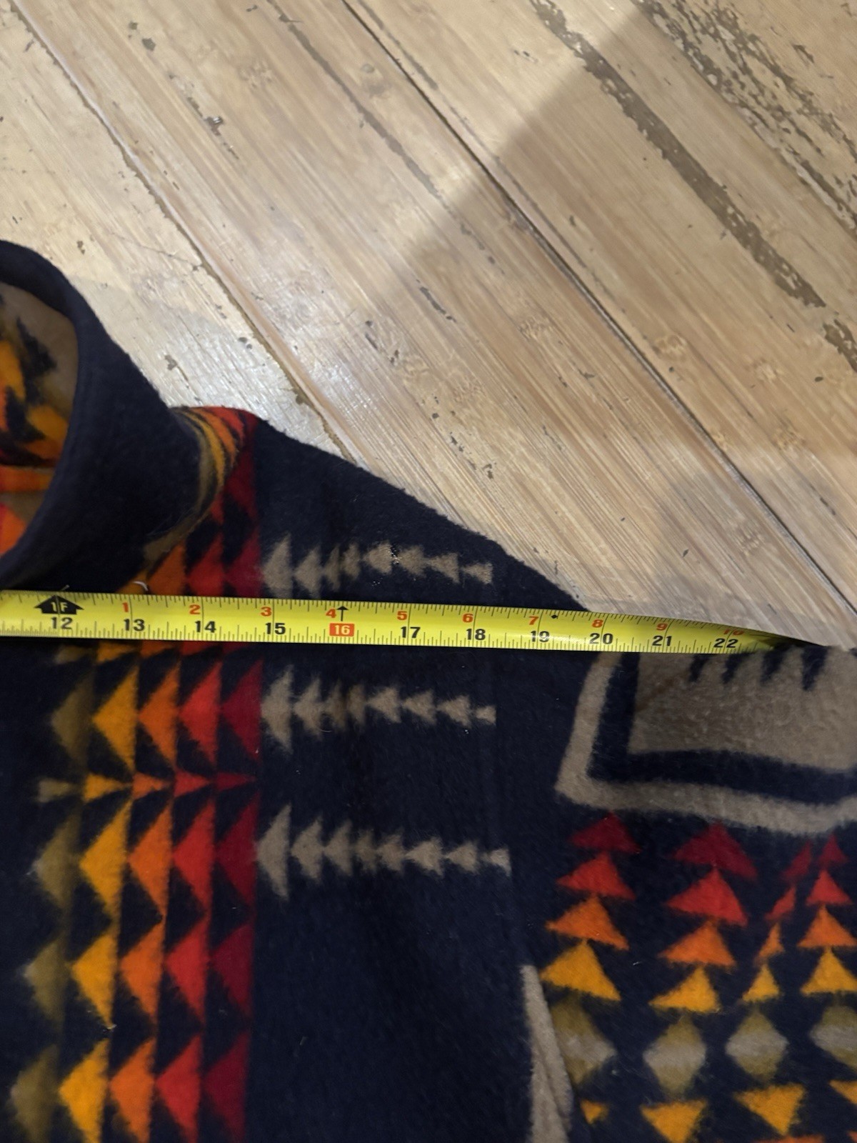 PENDLETON ? NAVAJO LONG WOOL JACKET See Measureme… - image 13