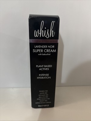 Whish Lavender noir SUPER CREAM w/Bakuchiol Intense Hydration 3 Oz, NIB, Sealed