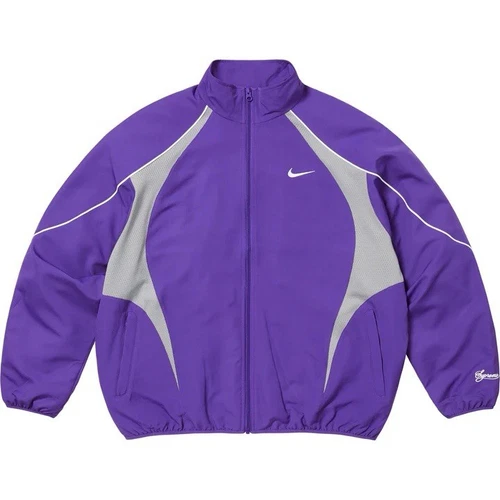 Supreme Nike Track Jacket Viola (Taglia S) SPEDIZIONE IMMEDIATA