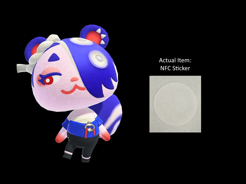 Cece - Amiibo NFC Sticker - Works with Animal Crossing New Horizons 3.0 Update!