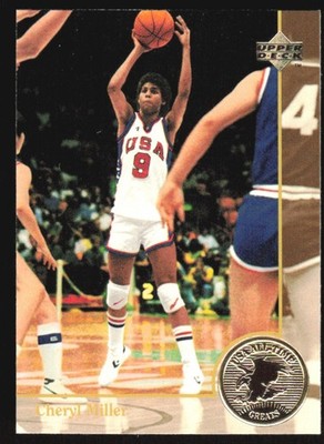 1994-95 Upper Deck USA All-Time Greats Gold Medal Cheryl Miller #89 USA