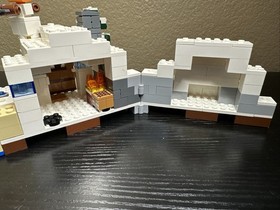 LEGO Minecraft: The Snow Hideout (21120) 100% Complete With Instructions A3