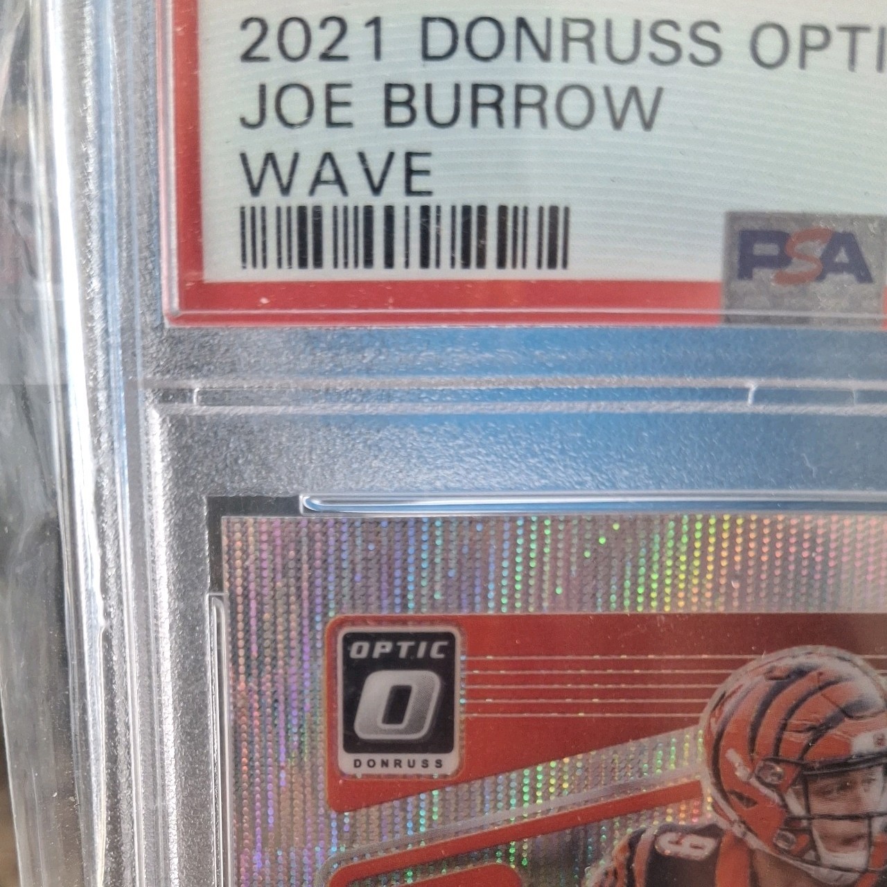 🔥  2021 Donruss Optic Joe Burrow #134 Wave – PSA 9 Mint BENGALS MVP SP /299 view 4