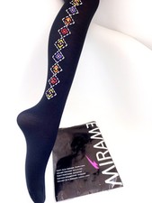 3 x MIRAME BLACK FANTASY TIGHTS size L