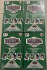 Lot Of 4 Sealed 1990 Upper Deck Baseball Wax Boxes Low Series Ken Griffey Jr