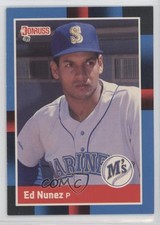 1988 Donruss Edwin Nunez (Solid Blue Upper Left Corner) #445 10wl