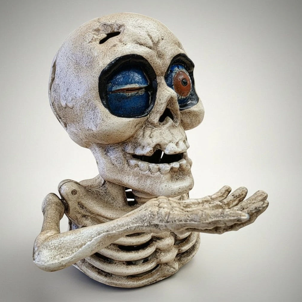 Skull Bank In other Collectible Still & Piggy Banks for sale | eBay