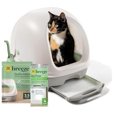 Purina Breeze Covered Cat Litter Box System Kit - Odor Control Convenience