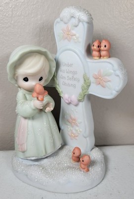Precious Moments 1997 1998 Under His Wings I Am Safely Abiding 306835 Figurine