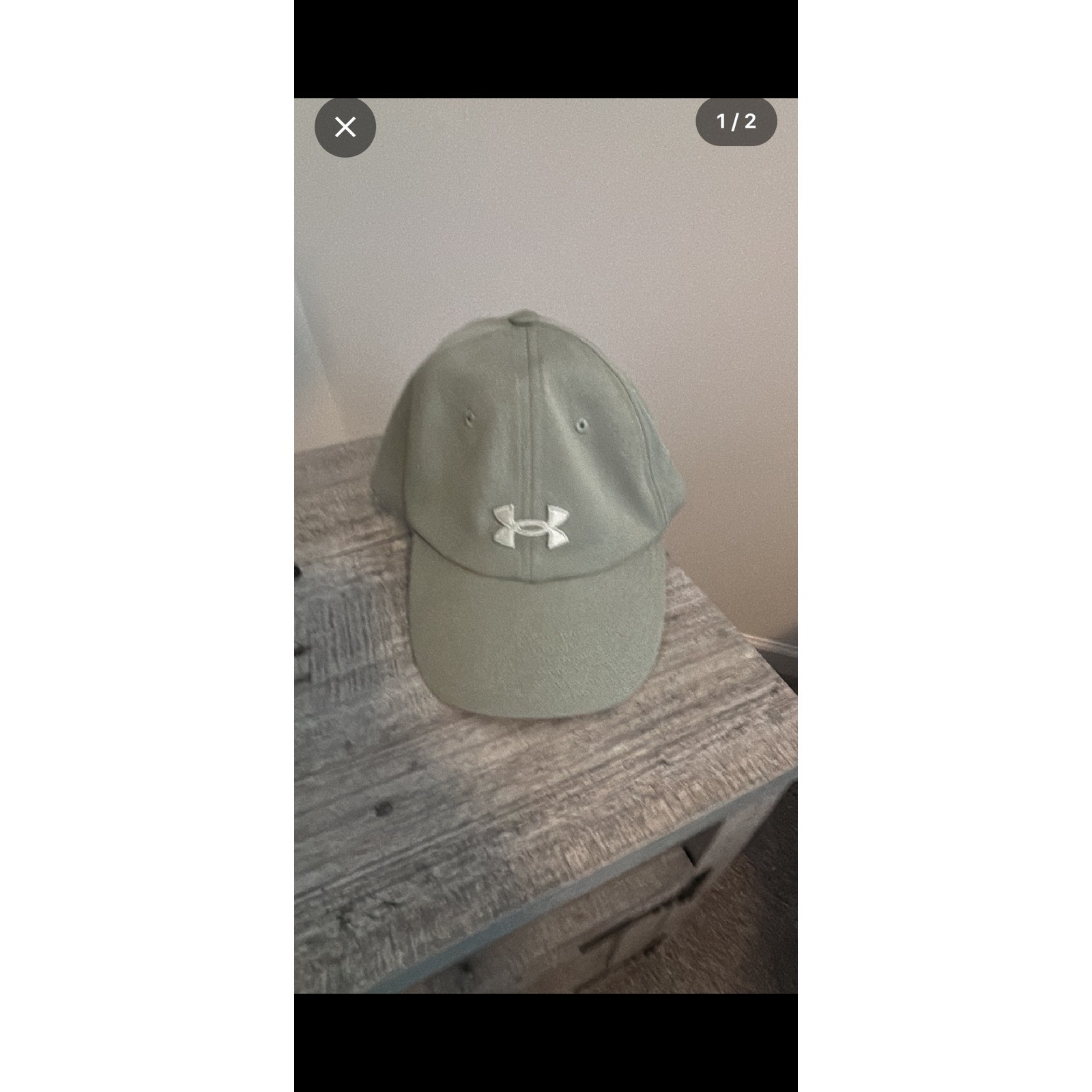 Under Armour Baseball Cap Green Adjustable Strap … - image 1