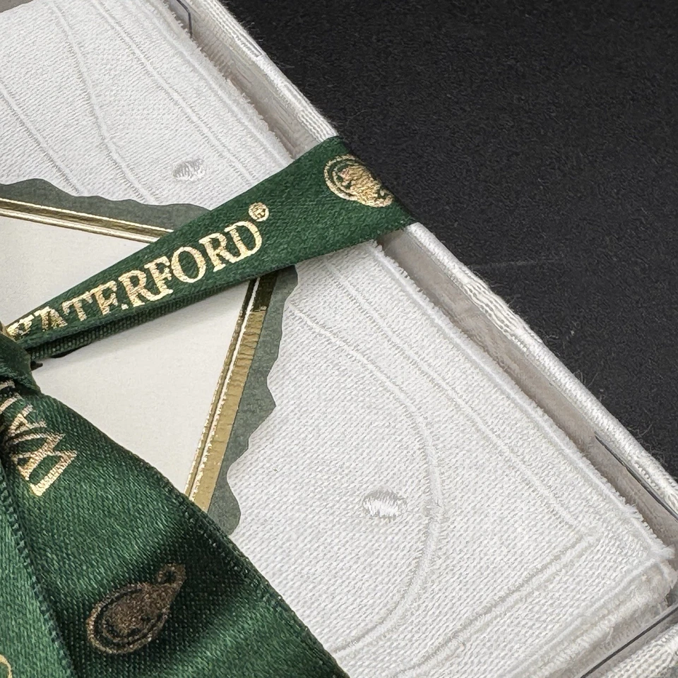 Waterford Chelsea Pearl 3 conjuntos de 4 guardanapos de coquetel de linho em caixa novo em folha *RARO - Imagem 3 de 4