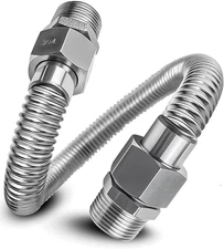 0L4836A Gas Fuel Line Supply Flex Hose 3/4" No PVC Fits Generac Generators 0D303