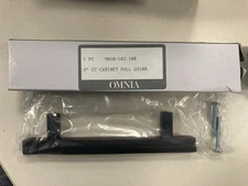 Omnia 9010/102.10B Ultima II Cabinet/Door Pull 4 in. Center to center