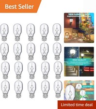 Versatile 4W 12V T5 Landscape Light Bulbs - 20 Pack for Stunning Outdoor Decor