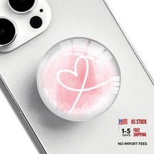 Clear Phone Grip with Expanding Kickstand,Cell Smartphones Collapsible Stand