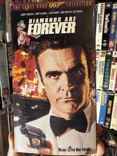 Diamonds Are Forever 1971 VHS Rare James Bond Collection NON RENTAL