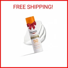 Eucerin Sun Age Defense SPF 50 Face Sunscreen Lotion with Hyaluronic Acid, Hypoa