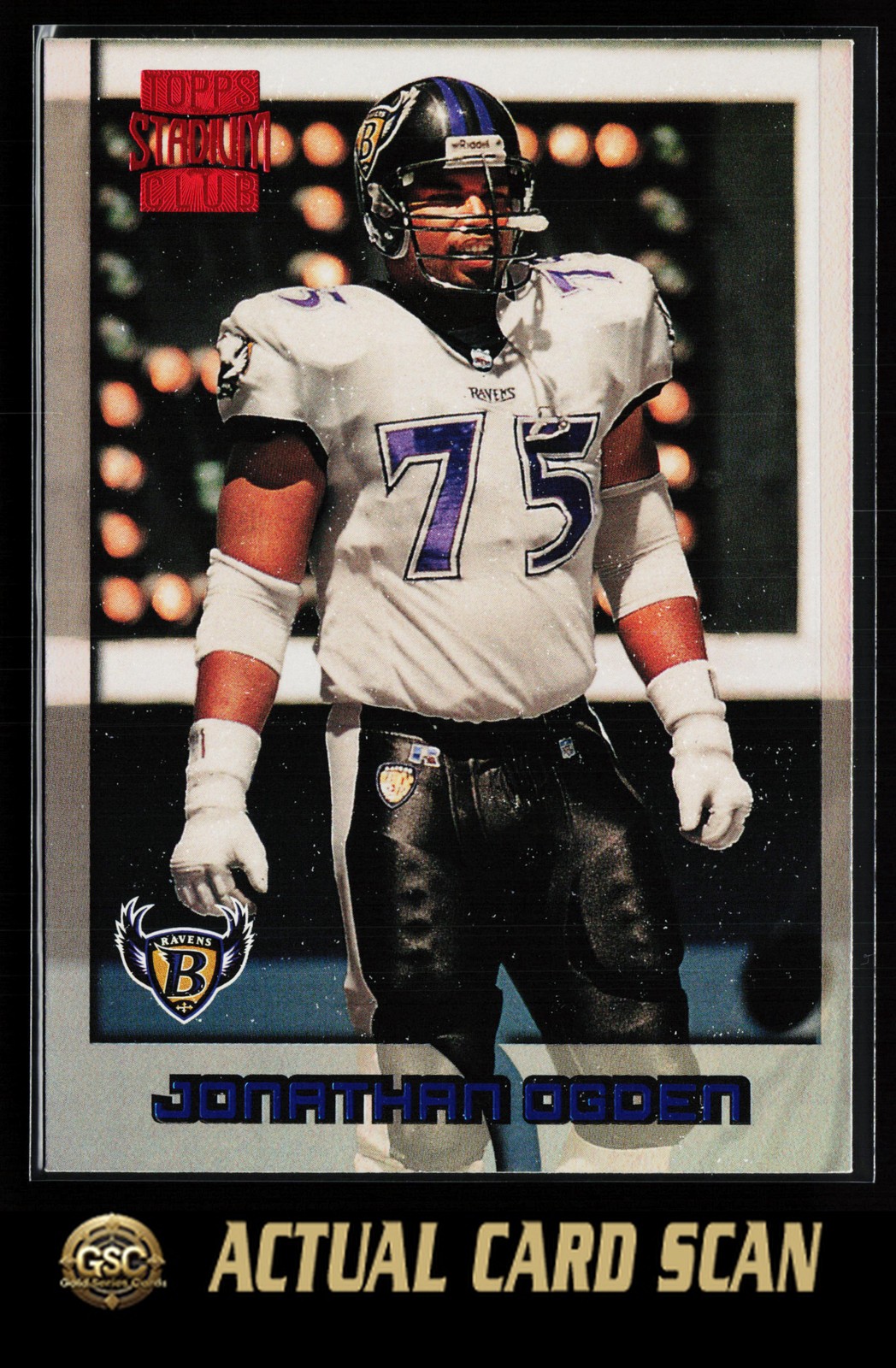 1996 Stadium Club Jonathan Ogden #339 Baltimore Ravens
