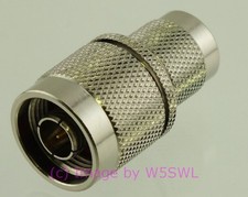 N Male to TNC Male Coax Connector Adapter by W5SWL