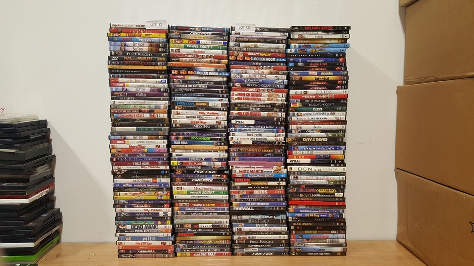 80 Wholesale lot dvd movies assorted bulk Free Shipping Video Dvds ...