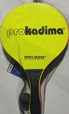 Pro Kadima Paddleball Beach Set - 2 Classic Paddles Yellow  Green - NWT