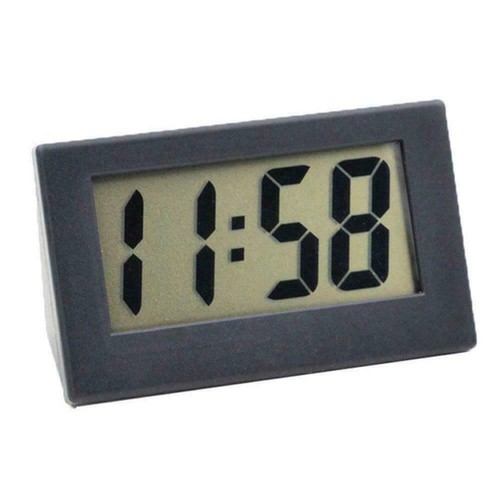 Digital LCD Home Office Table Car Dashboard Desk Date Time Small Clock Y4L8 - Picture 11 of 15