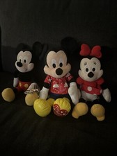 Mickey/Minnie mouse Plush Lot Of 3- DISNEY