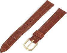 TX45313HN Allstrap 13mm Honey Regular-Length Tile Crocodile Calf Watchband