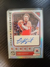 2023-24 Donruss Optic Corey Kispert Signature Series Silver Auto #SS-KIS Wizards